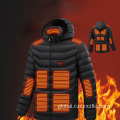 China Heated padded jacket with heated hood Factory